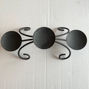Black Iron Candle Holder